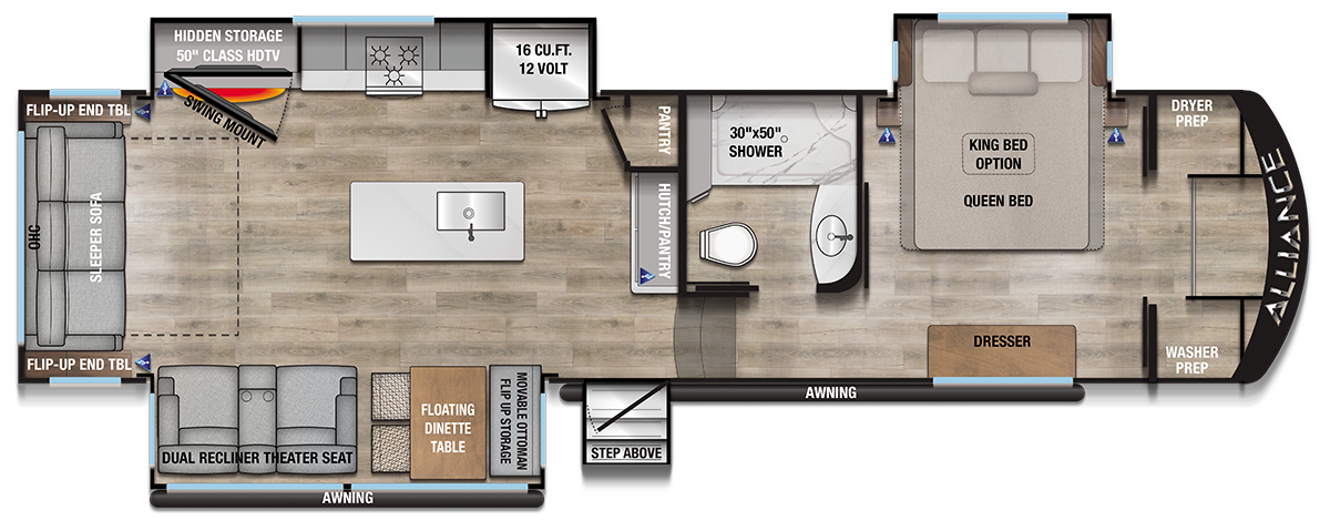 Avenue 32RLS Floorplan