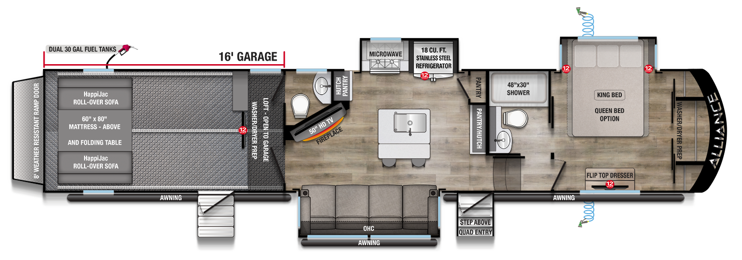Valor 41V16 Floorplan