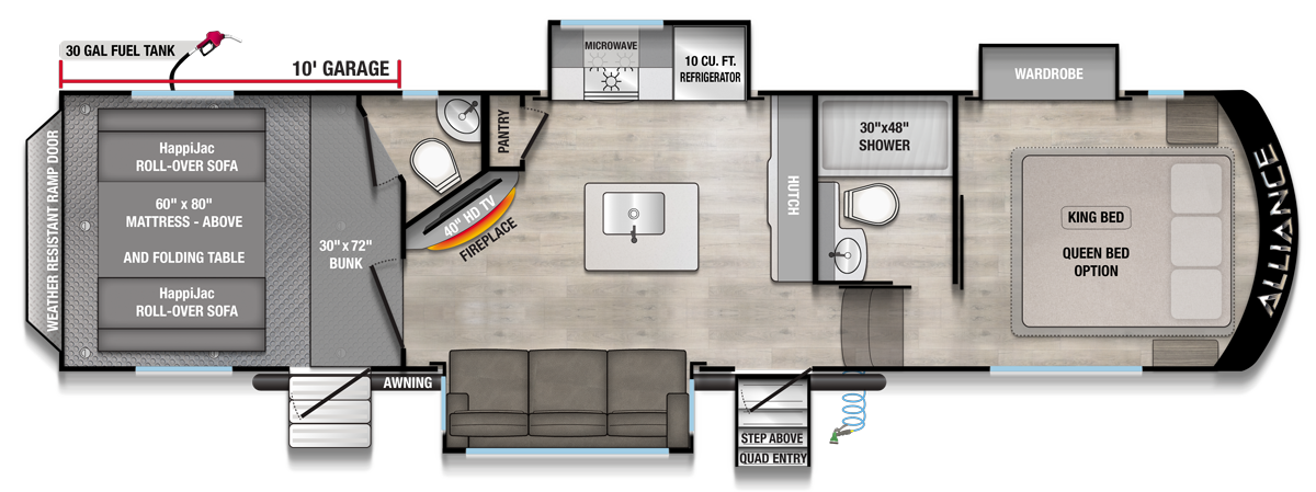 2026 Valor 32A10 Floorplan