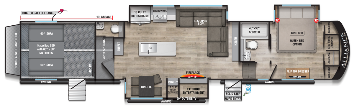2026 Valor 41V13 Floorplan