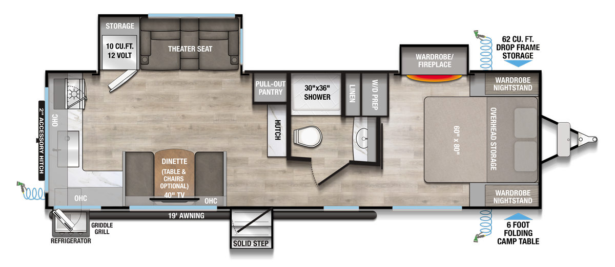 2026 Delta 274RKW Floorplan