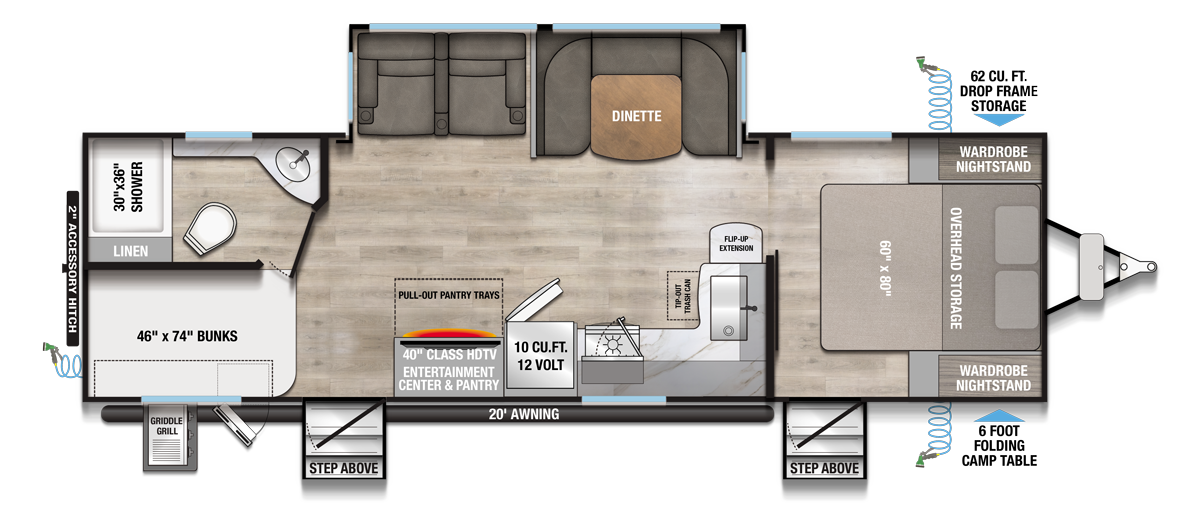 2026 Delta 281BH Floorplan