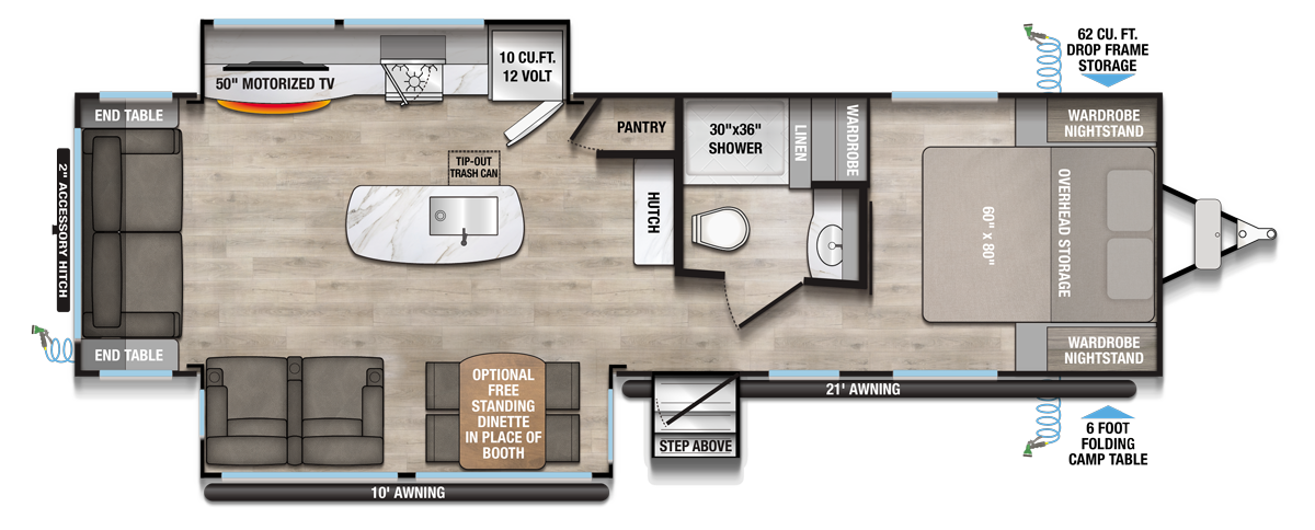 2026 Delta 292RL Floorplan
