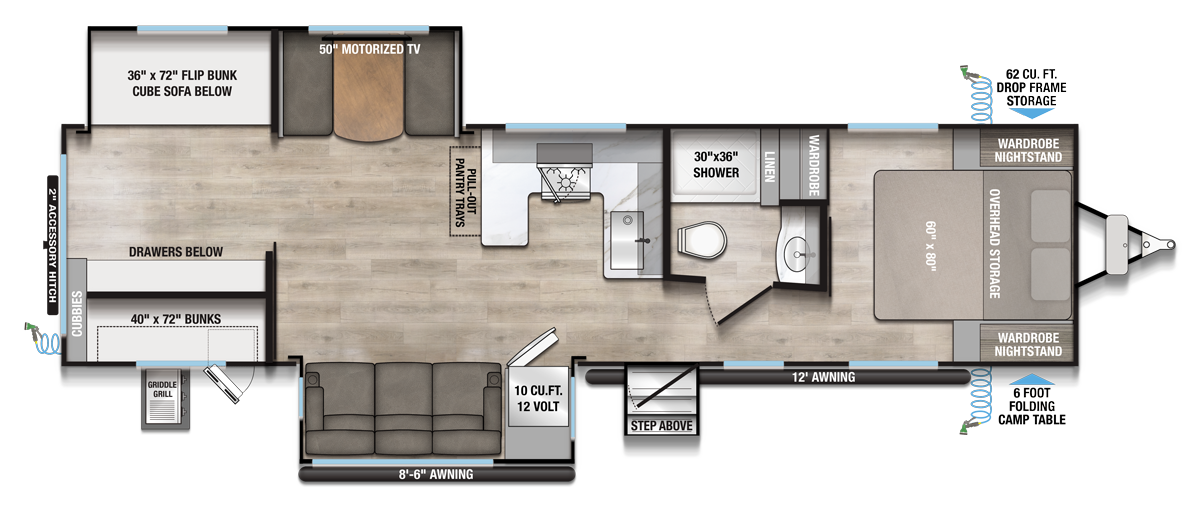 2026 Delta 321BH Floorplan