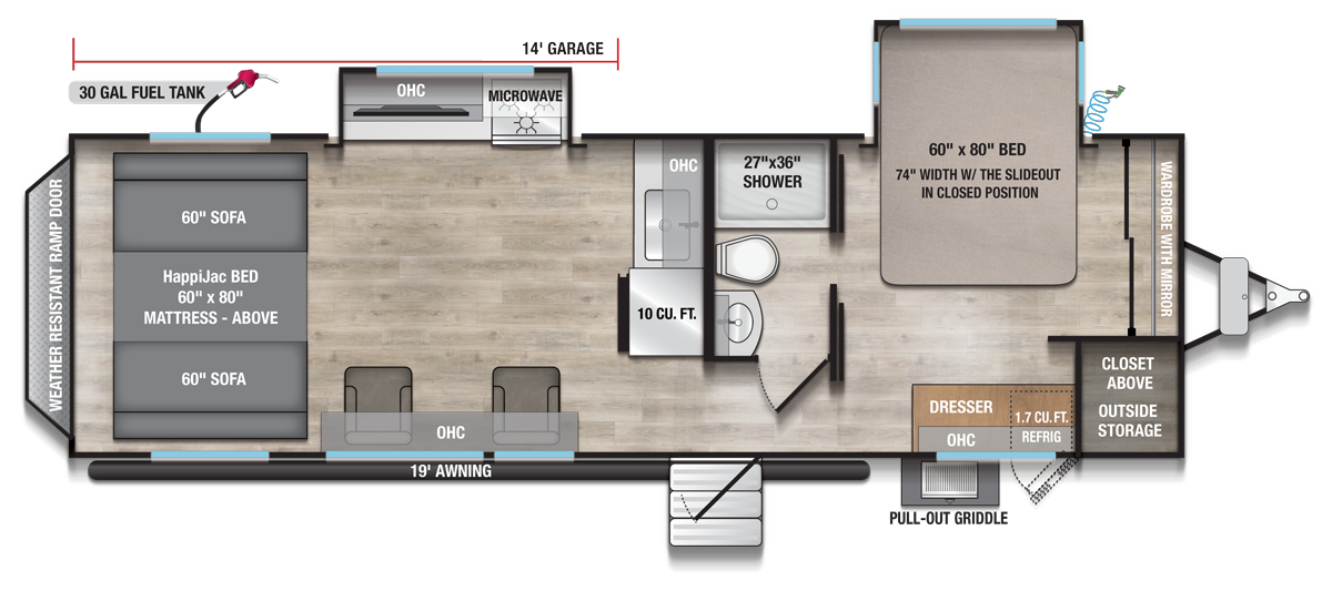 2026 Valor 27T14 Floorplan