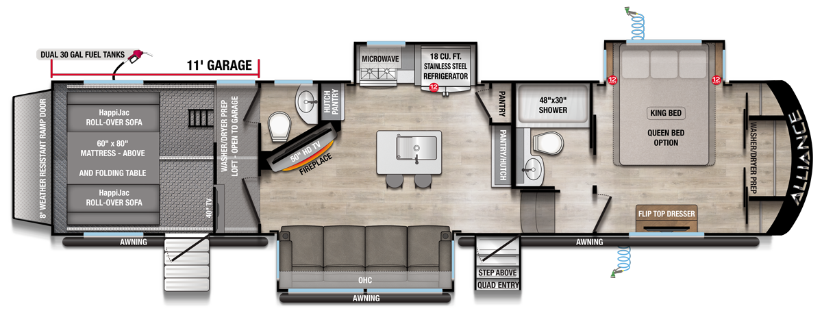2026 Valor 36V11 Floorplan