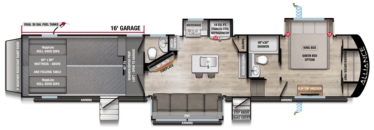 2026 Valor 41V16 Floorplan