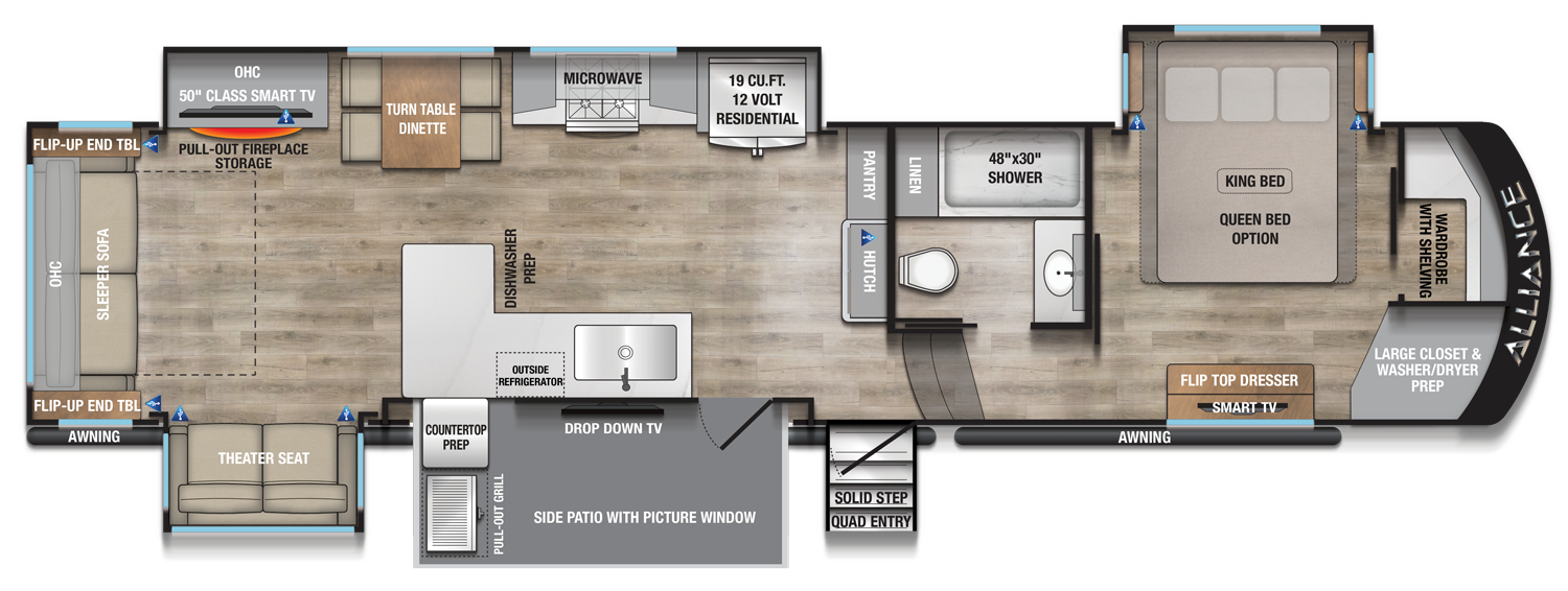 2026 Paradigm 338SP Floorplan