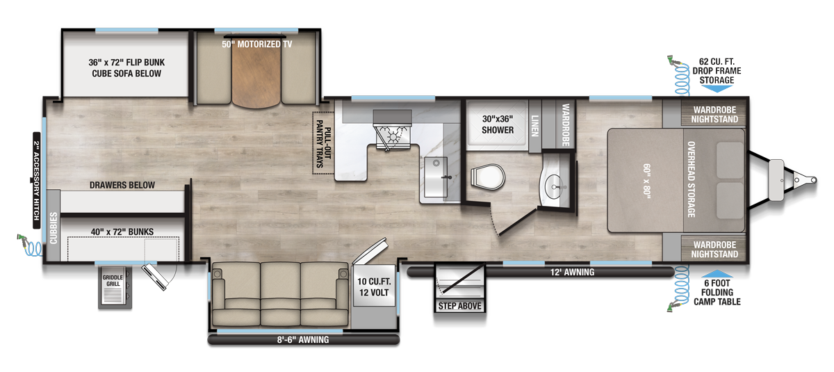 2026 Delta 321BH Floorplan
