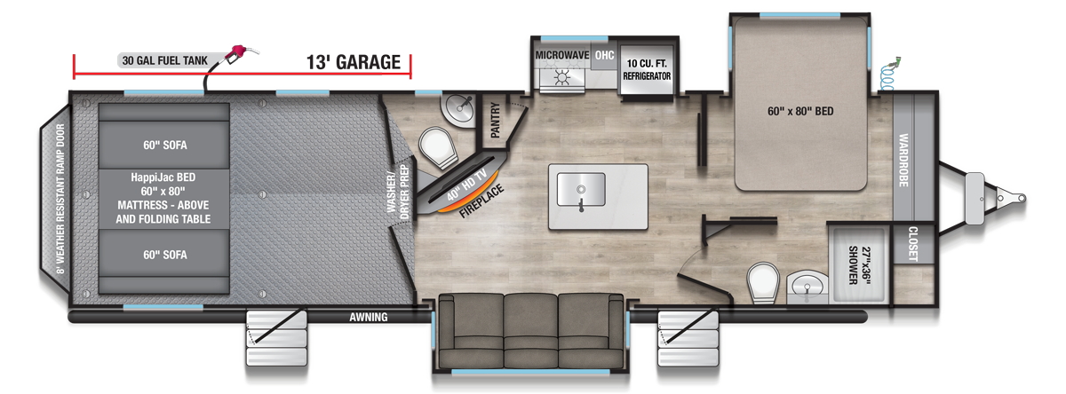 2026 Valor 32T13 Floorplan