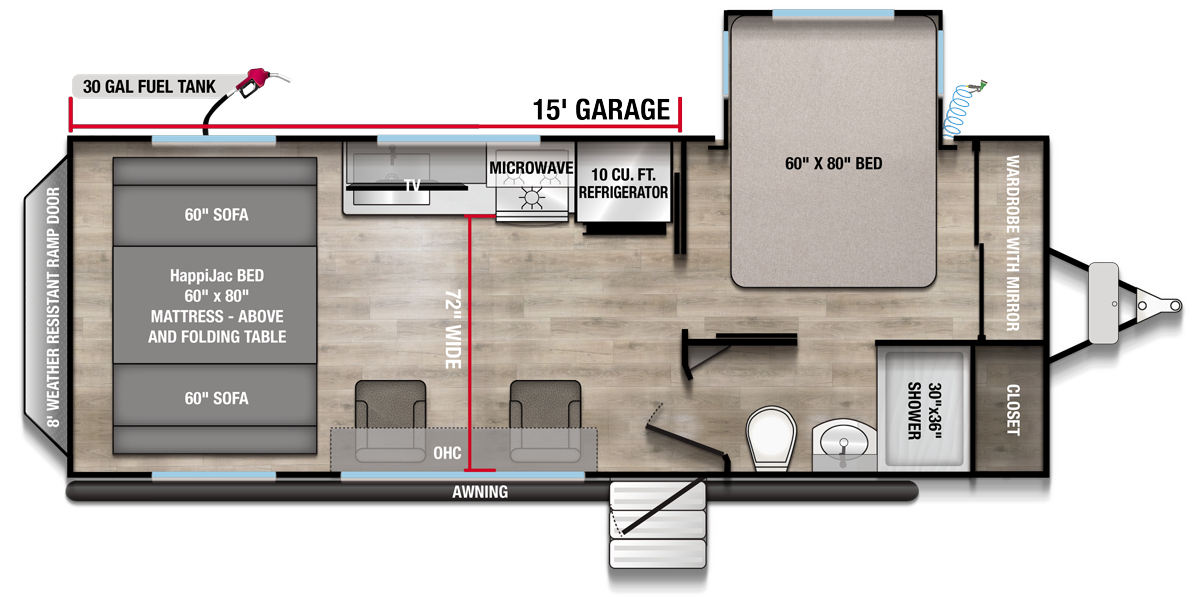 2026 Valor 23T15 Floorplan