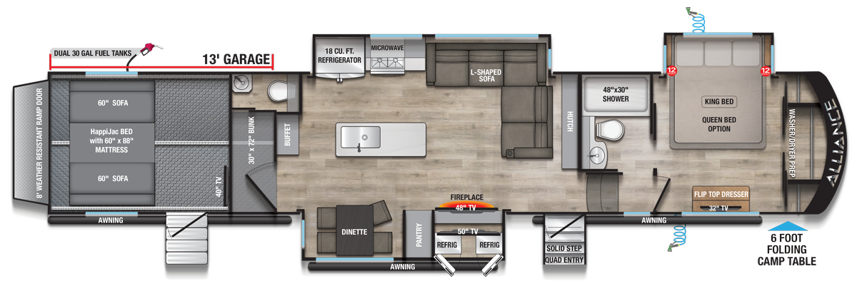 2026 Valor 41V13 Floorplan