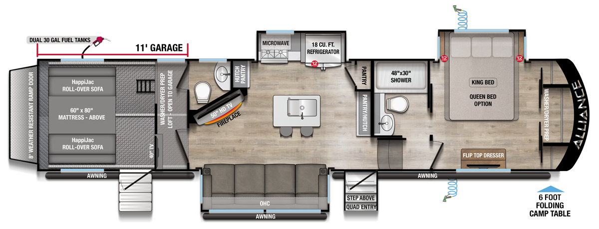 2026 Valor 36V11 Floorplan