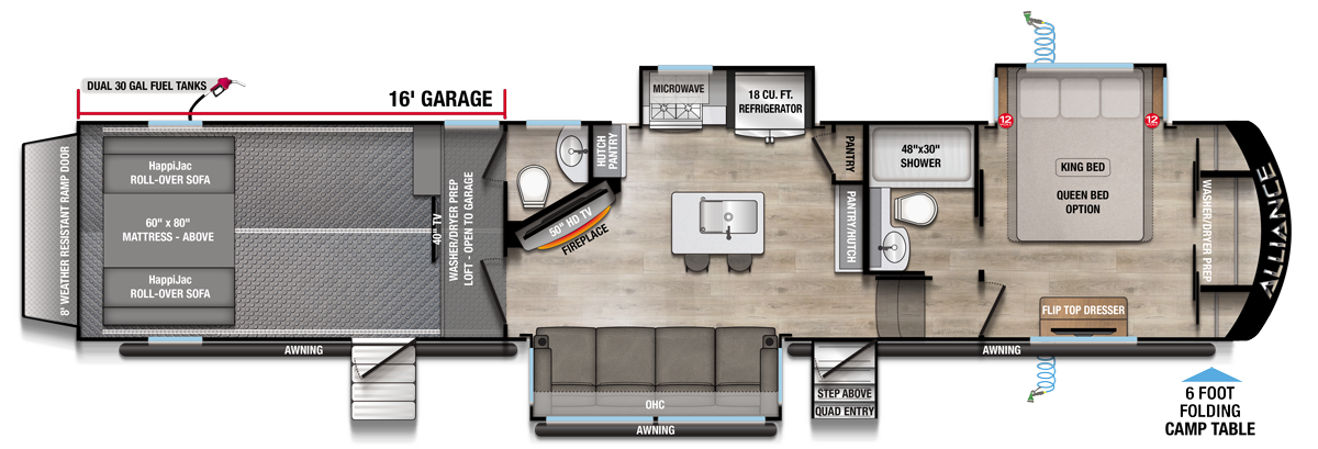 2026 Valor 41V16 Floorplan