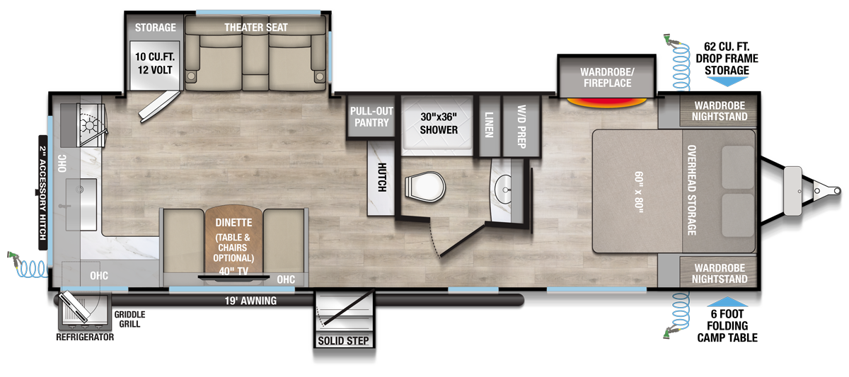 2026 Delta 274RKW Floorplan