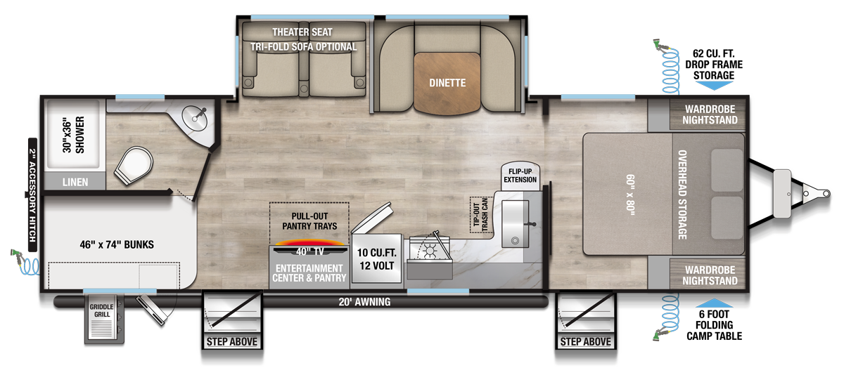 2026 Delta 281BH Floorplan