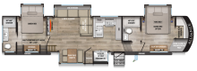 2026 Paradigm 395DS Floorplan