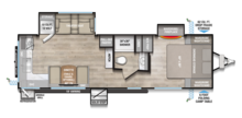 2026 Delta 274RKW Floorplan